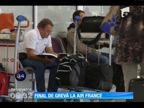 Final de grevă la Air France