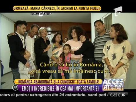 Imagini emoționante cu reuniunea familiei Monica Sannino