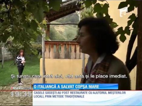 O italiancă a salvat un cătun din Sibiu