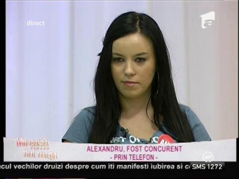 Alexandru, către Andreea: "Noi nu avem niciun viitor &icirc;mpreuna"