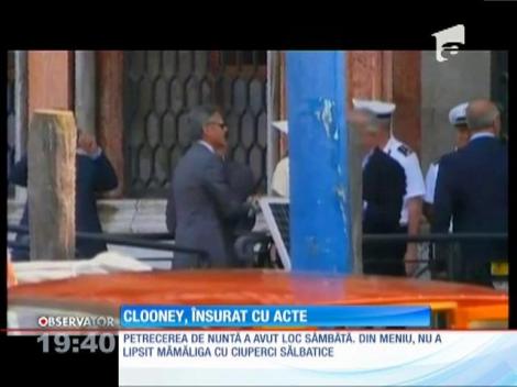 George Clooney, însurat cu acte
