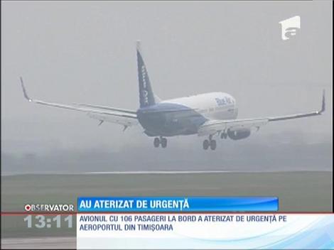 Un Boeing 737 a aterizat de urgenţă la Timişoara