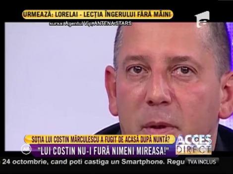 După nuntă, Costin Mărculescu plânge non-stop!