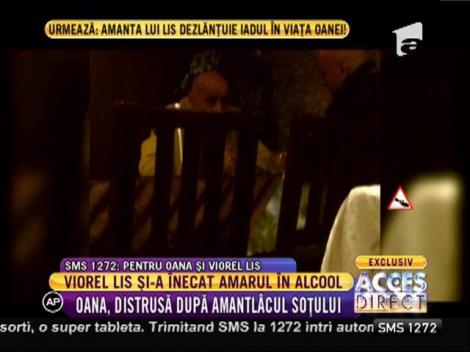 Prins cu amanta, Viorel Lis și-a înecat amarul în alcool