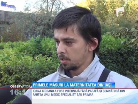 Managerul şi directorul medical de la Maternitatea "Elena Doamna" din Iaşi riscă să fie demişi