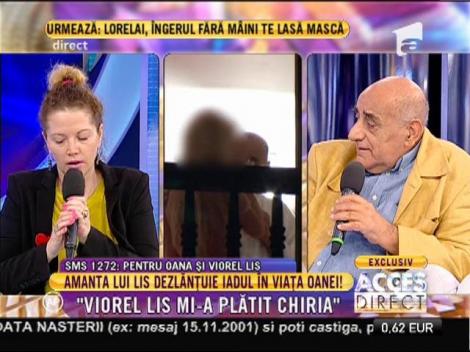 Viorel Lis, discuție în contradictoriu cu presupusa amanta