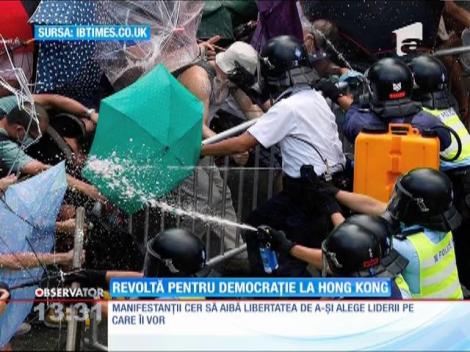 Revoltă pentru democraţie la Hong Kong