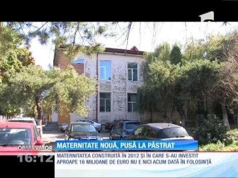 O maternitate nouă în Buzău îşi ţine uşile închise