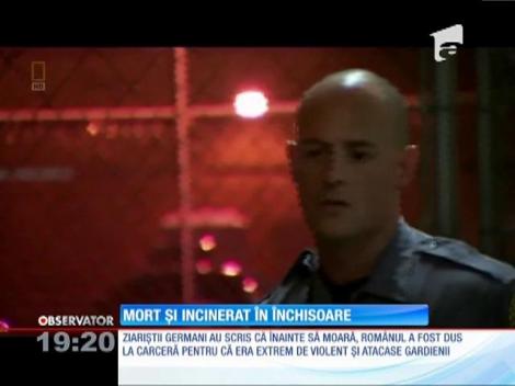 Bărbat mort şi incinerat în închisoare