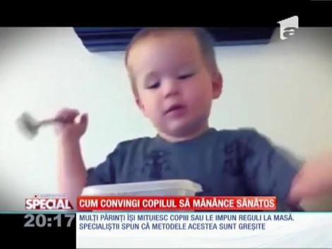 SPECIAL! Cum convingi copilul să mănânce sănătos