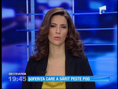 Şoferiţa care a sărit peste pod