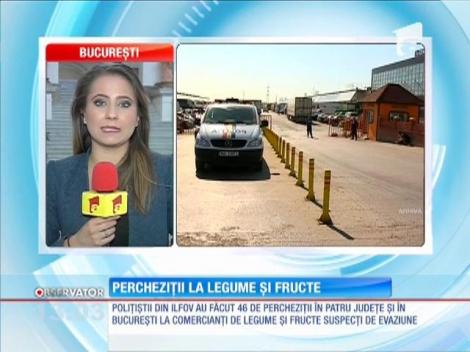 Percheziţii la comercianţii de legume şi fructe