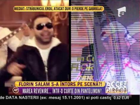 Florin Salam a cântat în curtea unor oameni din Pantelimon