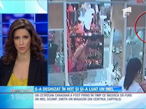 S-a deghizat în tâlhar ca să fure un inel