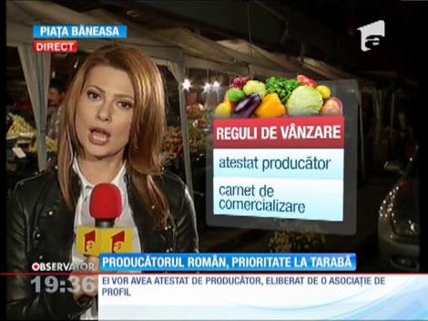 Producători români, prioritate la tarabe