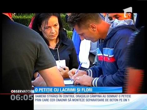 Aproape o mie de oameni au cerut în stradă să fie puse separatoare pe Drumurile Naţionale