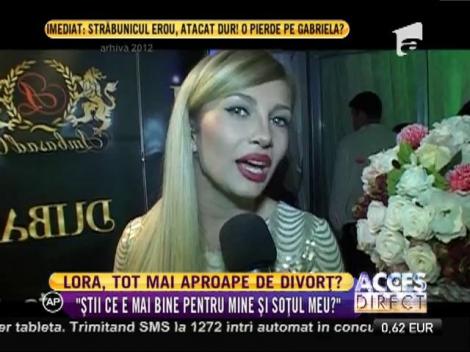 Lora a ieşit la atac după ce s-a speculat că divorţează!
