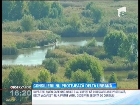 Proiectul pentru Parcul Natural Văcăreşti nu a fost avizat de consilierii Capitalei