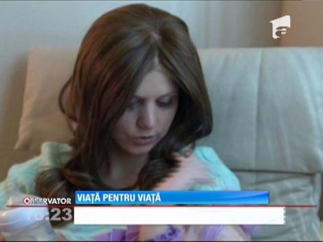 SUA: O tânără diagnosticată cu cancer osos a născut o fetiţă perfect sănătoasă