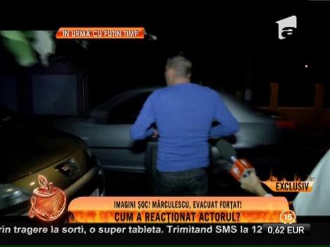 Imagini cu evacuarea lui Costin Mărculescu