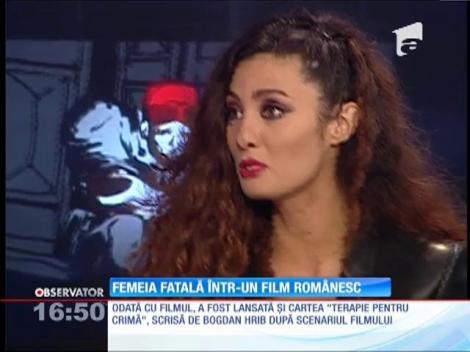 Claudia Pavel, femeia fatală într-un film românesc
