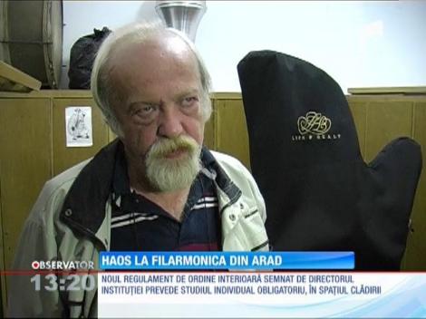 Haos la Filarmonica din Arad