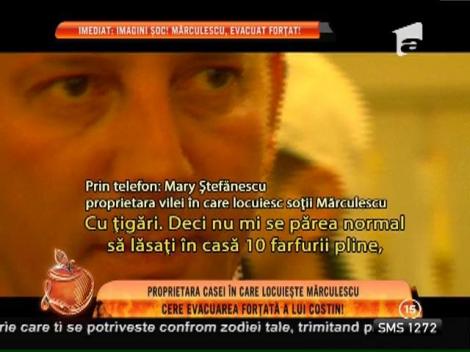 Proprietara casei în care locuiește Mărculescu cere evacuarea forțată a lui Costin