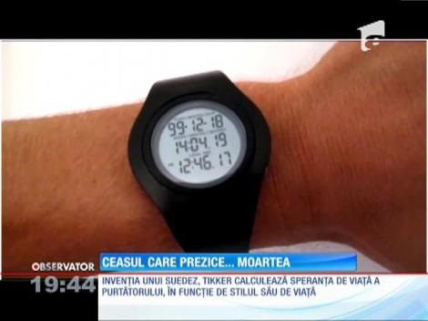 Ceasul care prezice cât mai ai de trăit