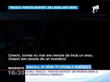 Noul film ”Dracula”, în premiera, mâine, în cinematografele din România