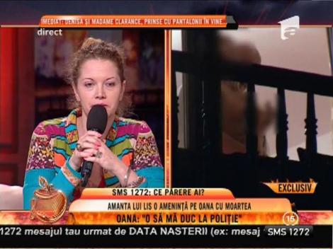 Amanta lui Viorel Lis o amenință pe Oana cu moartea!