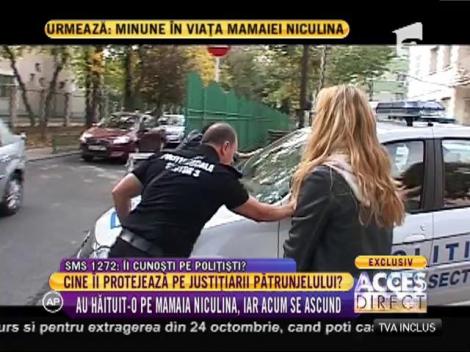 Polițiștii care au hăituit-o pe batrâna Niculina se ascund!