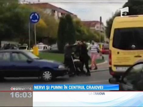 Bătaie ca-n filme în centrul Craiovei