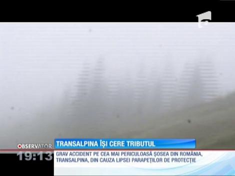 Fără parapeţi, Transalpina e pericol de moarte. Un accident cumplit a avut loc în zona închisă circulaţiei