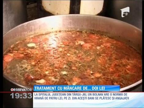 Bolnavii din Spitalul Judeţean Târgu-Jiu primesc mâncare în valoare de 2 lei