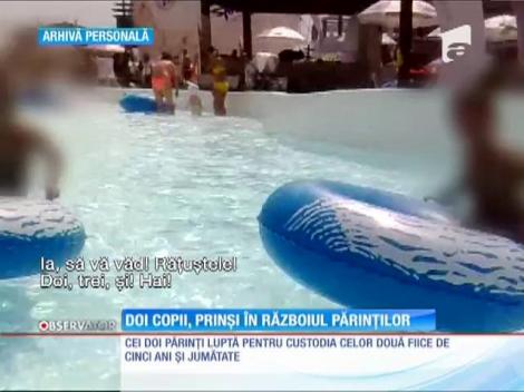 Doi copii, prinși în războiul copiilor