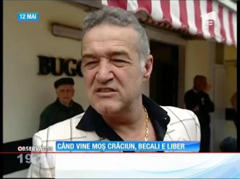 Gigi Becali, liber de Crăciun