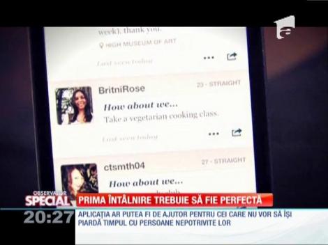 Special! Aplicația pentru o primă întâlnire perfectă