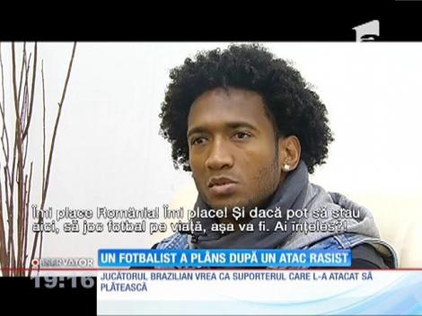 Un fotbalist de culoare de la Concordia Chiajna a plâns după un atac rasist