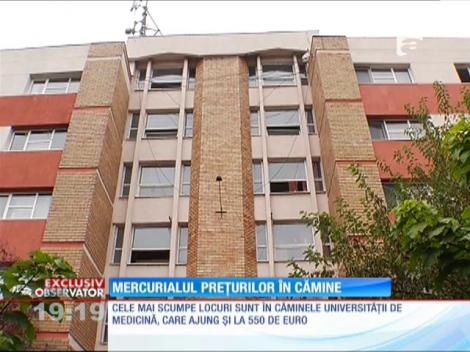 Bursa preţurilor în căminele studenţeşti, între 300 şi 550 de euro