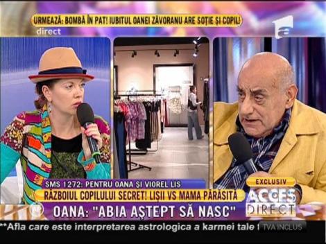 Oana Lis: ”Îmi doresc foarte mult o fetiță”