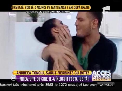 Andreea Tonciu și Bote, sărut fierbinte