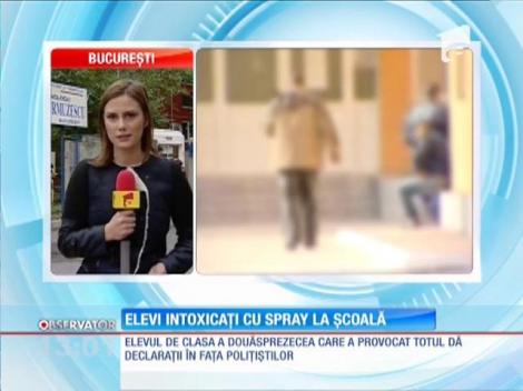 Elevi intoxicaţi cu spray lacrimogen, într-un liceu din Capitală