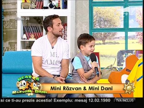Răzvan și Dani își caută mini-sosiile! Luca Olteanu și Tudor Voicu, pretendenții de astăzi