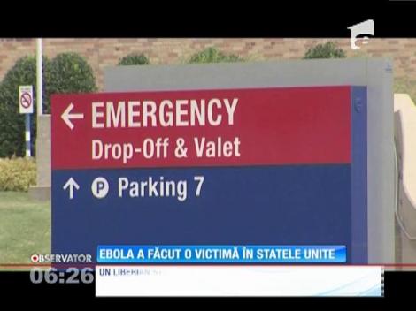 Ebola a făcut prima victimă în SUA
