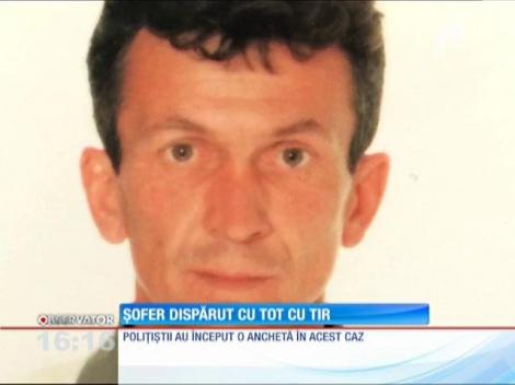 Șofer dispărut cu tot cu TIR