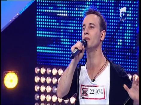 Sia - Titanium. Vezi aici cum cântă Vladimir Cioban la X Factor!