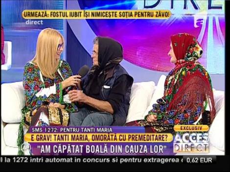 Tanti Maria și mamaia Niculina, întâlnire emoționantă