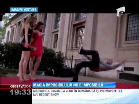 Vestitul magician Dynamo, demonstraţie de magie pentru Observator