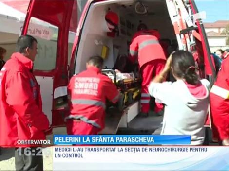 A leșinat în fața moaştelor Sfintei Parascheva