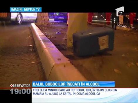 Trei elevi din Constanţa au ajuns la spital în comă alcoolică după Balul bobocilor!